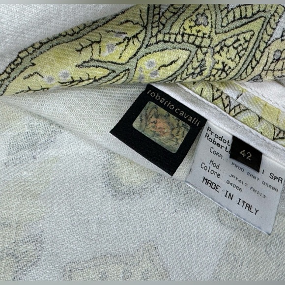 Vintage Roberto Cavalli Blazer – IT 42 / US 10 – Botanical Print - Picture 5 of 9